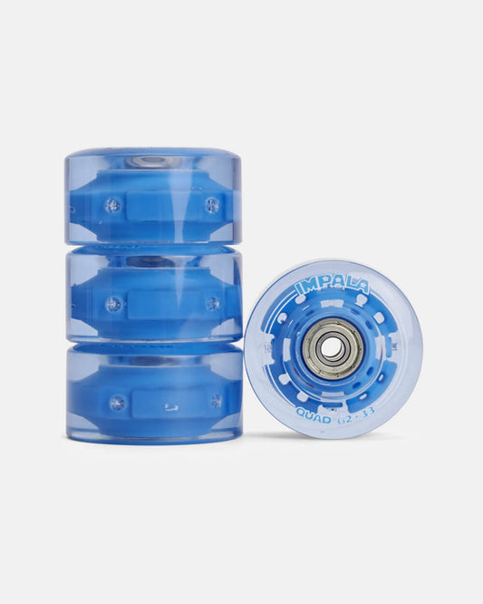 Impala 4 Pack Light Up Wheels - Blue