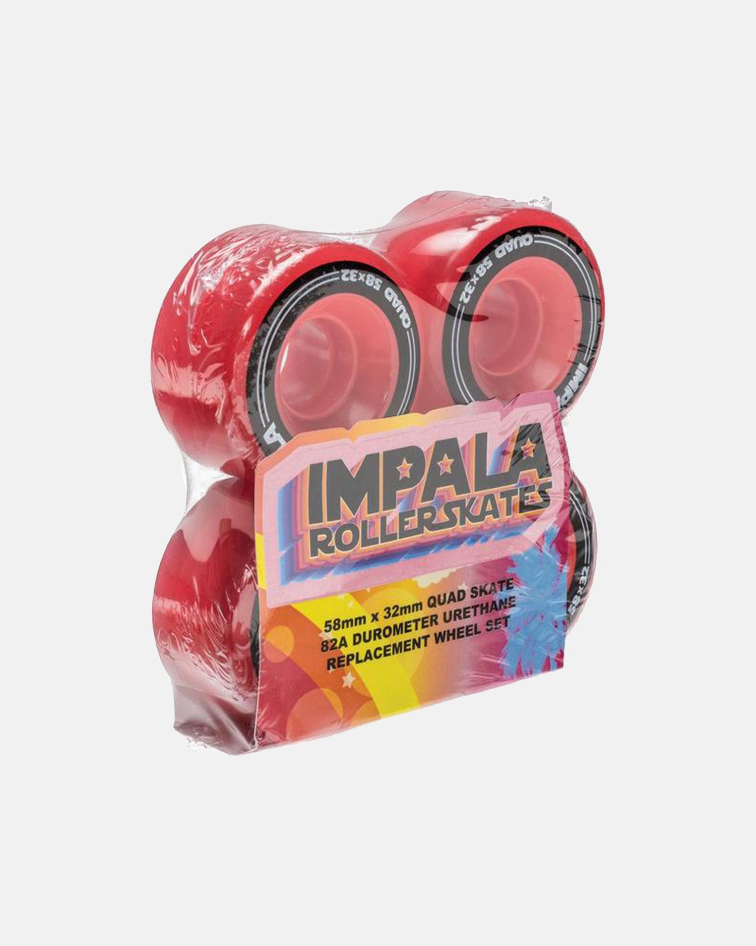 Impala 4 Pack Wheels - Red