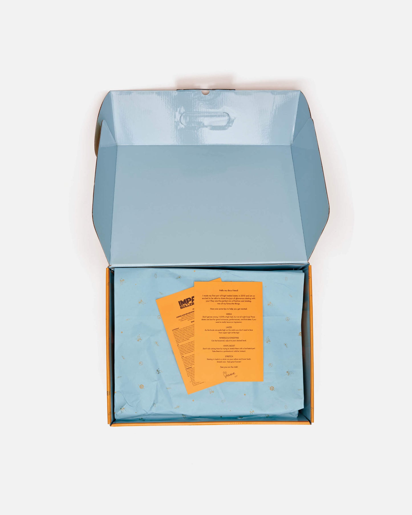 Impala Marawa High Heel Skate - Sparkle Orange