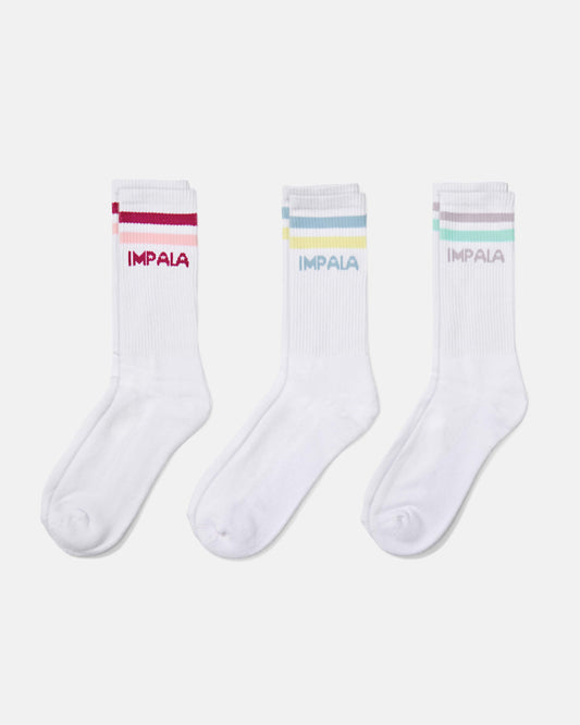 Impala Stripe Sock 3pk