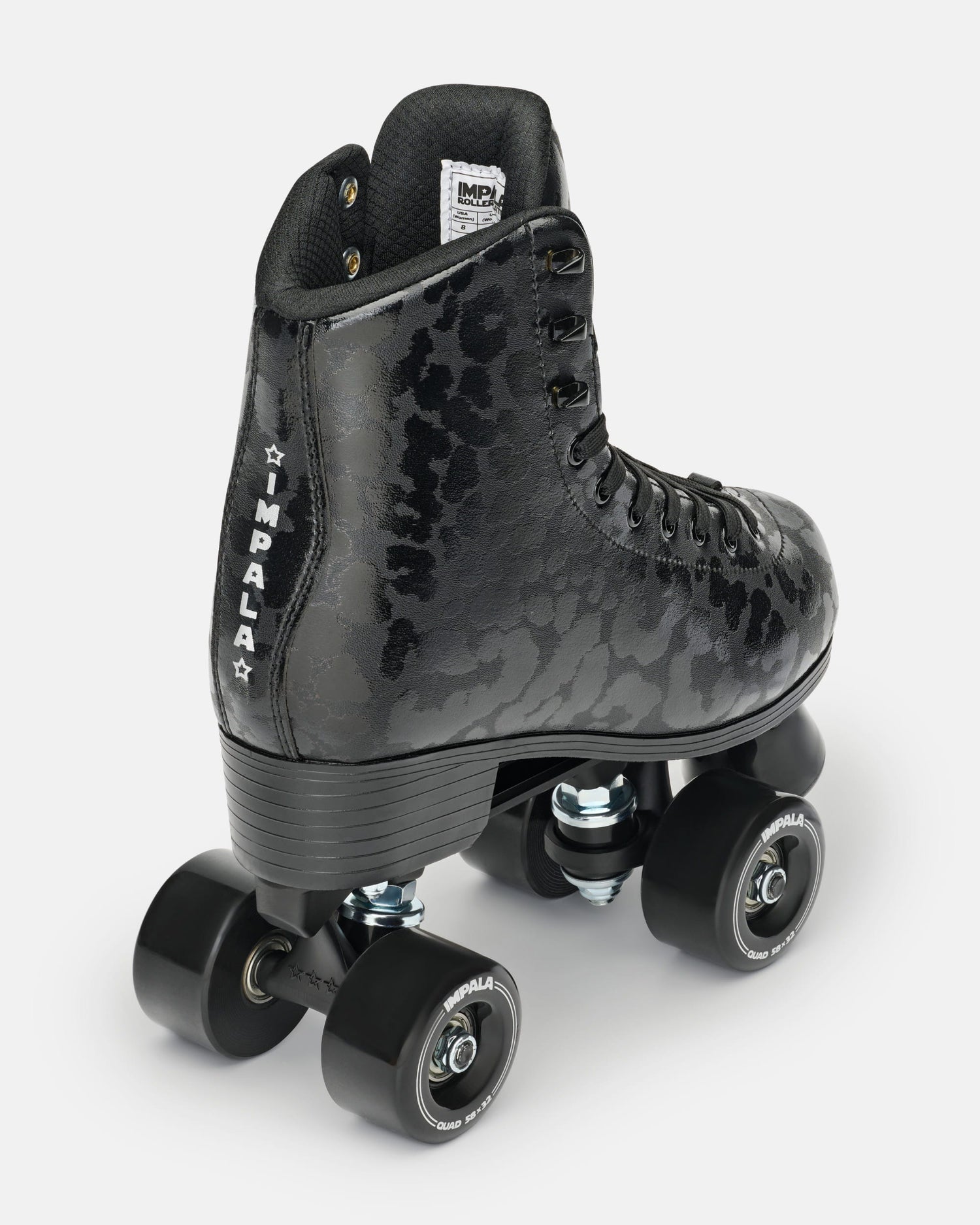 Impala Roller Skates - BLACK LEOPARD