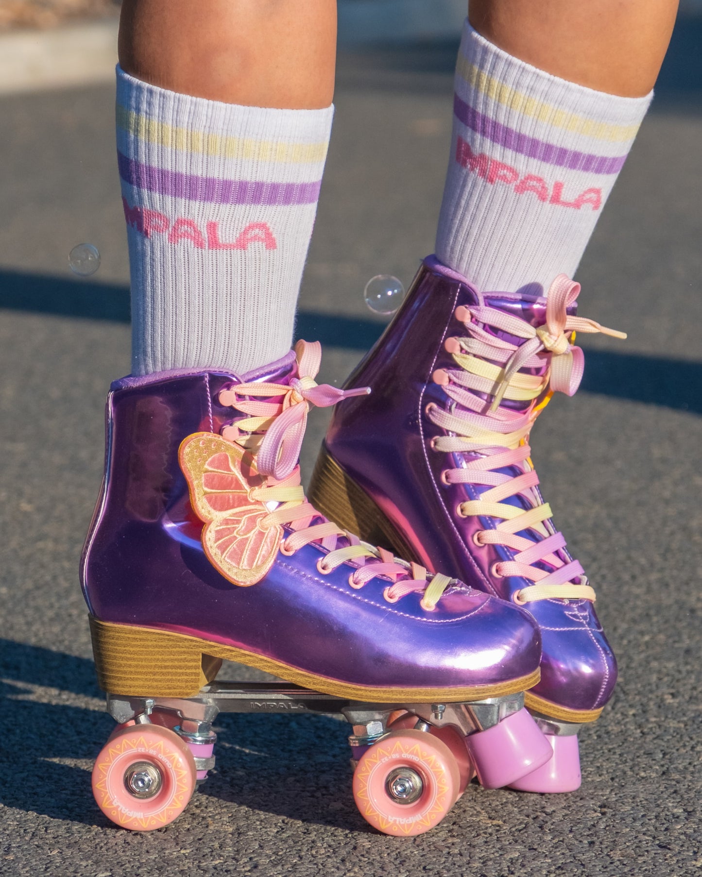 Impala Stripe Sock 3pk - PETAL