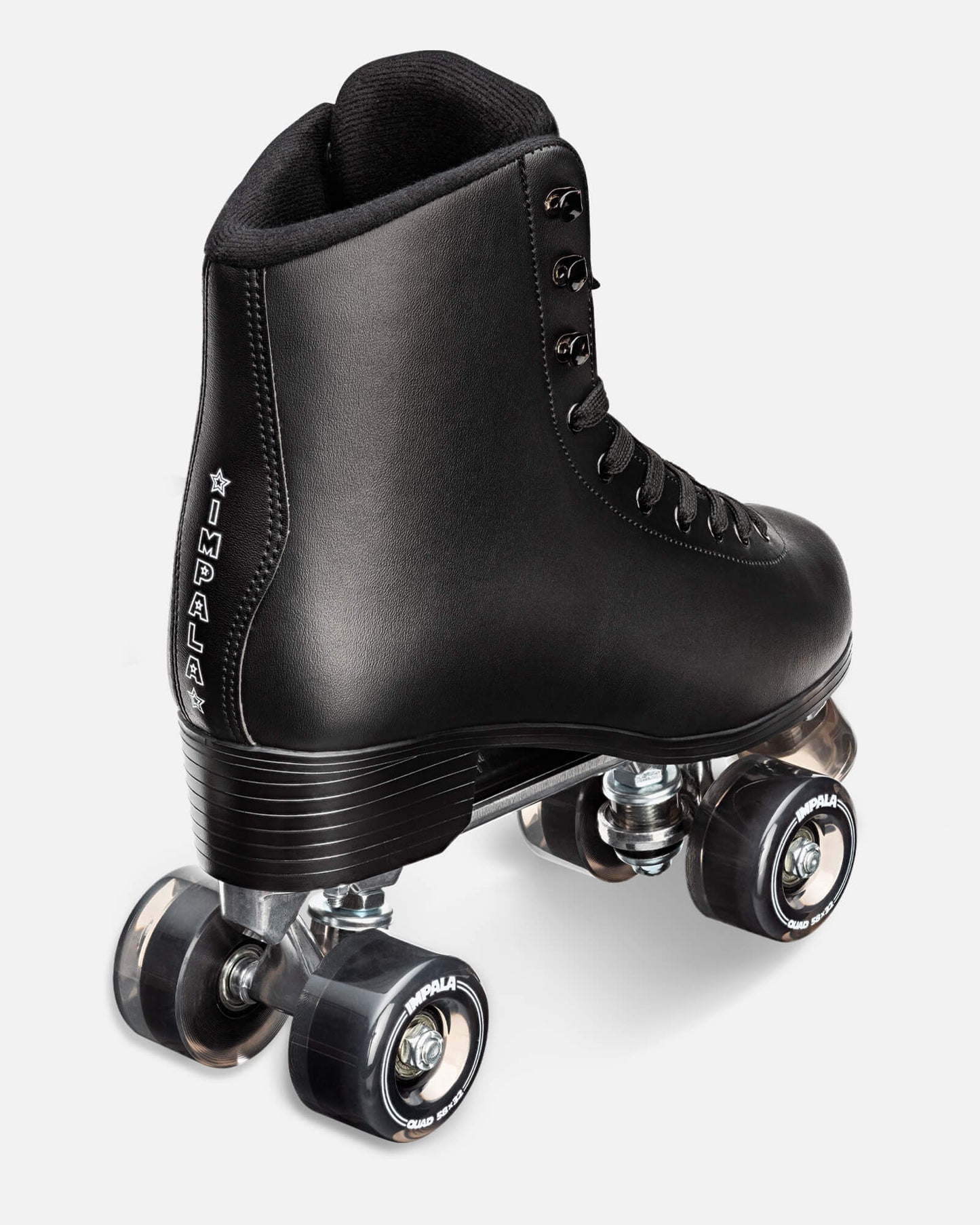 Quad Skate preto + Rodas azuis iluminadas GRÁTIS