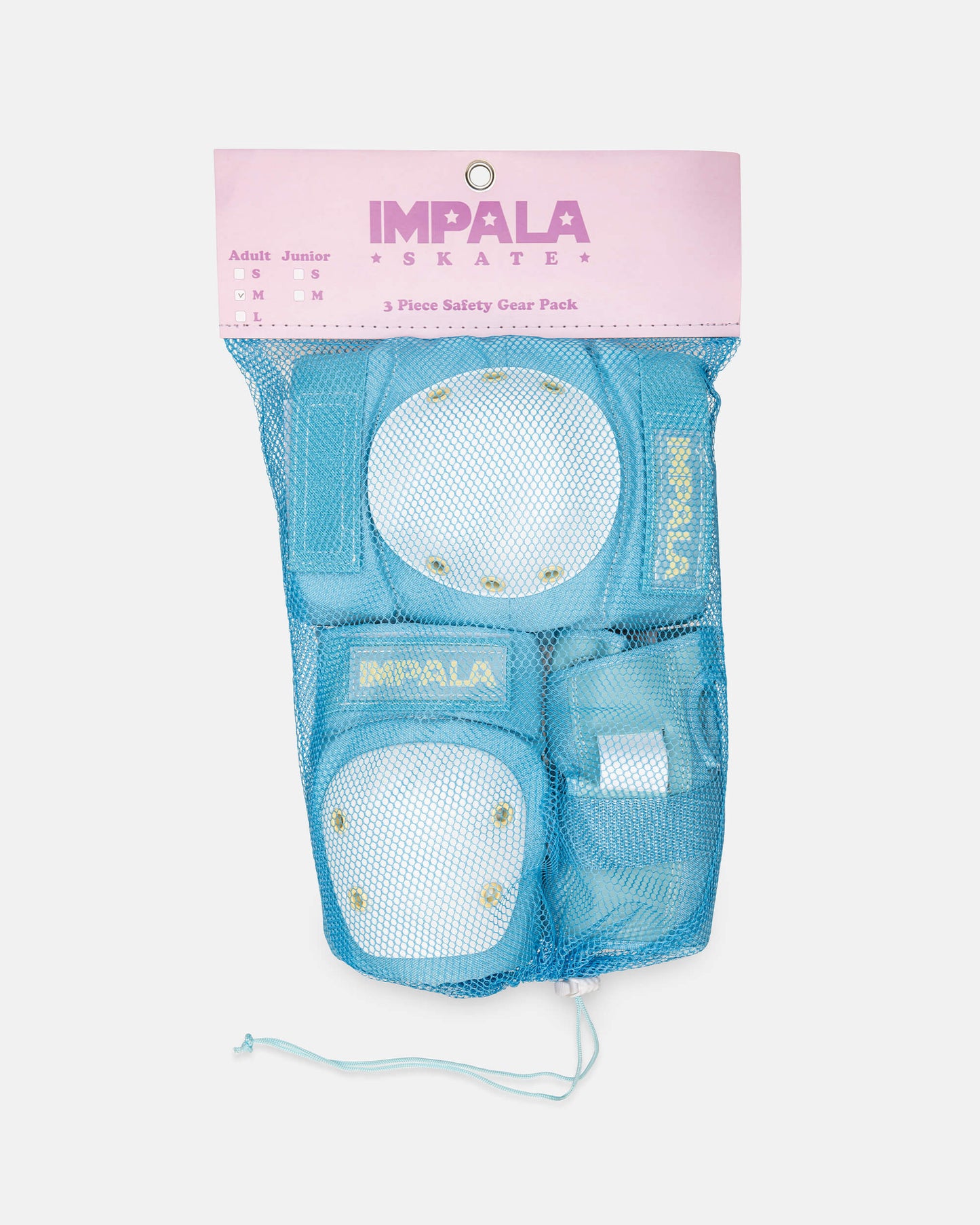 Impala Protective gear Paquete de protección para adultos - Sky Blue/Yellow en Sky Blue/Yellow