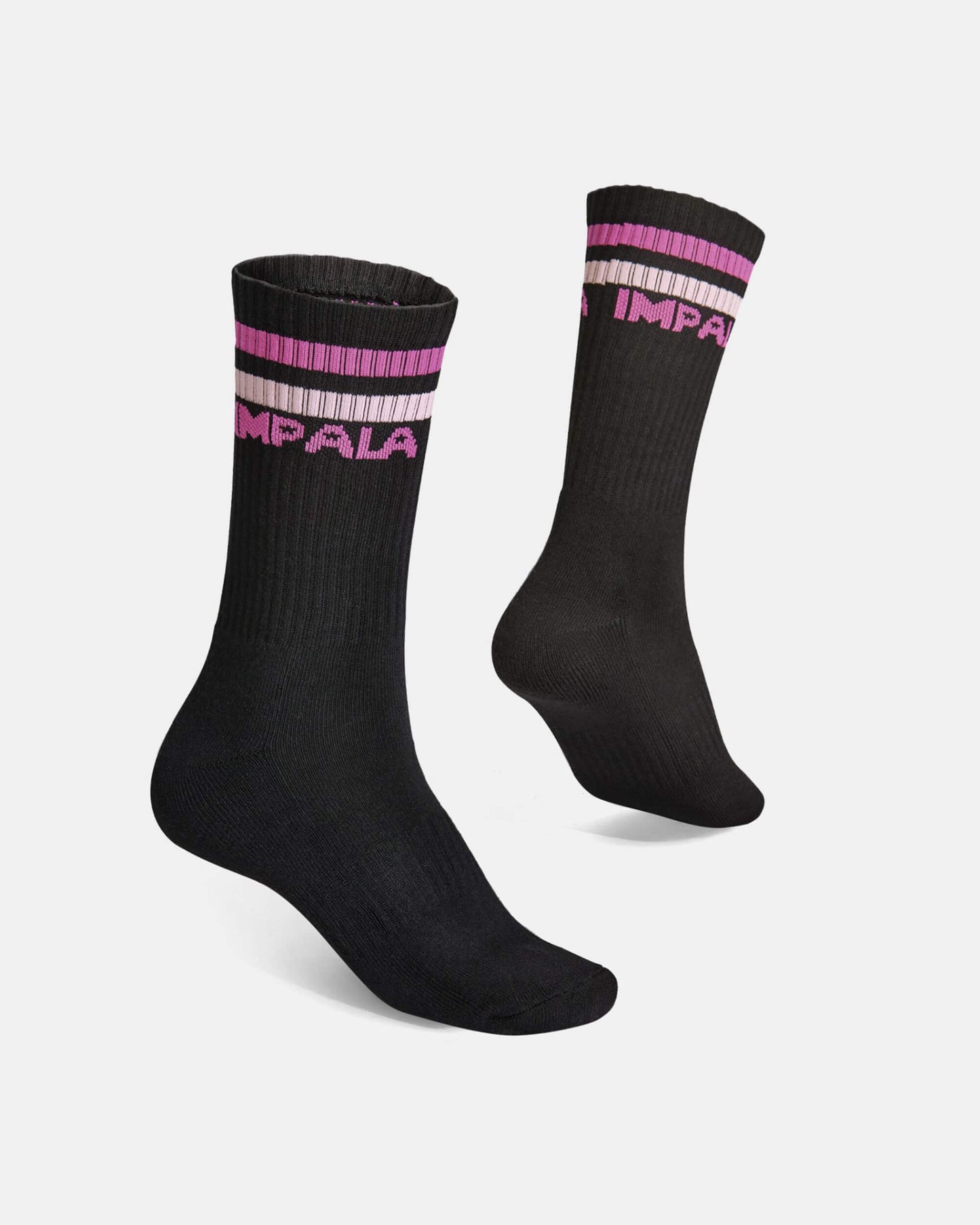 Impala Socks Impala Stripe Sock 3pk in Black