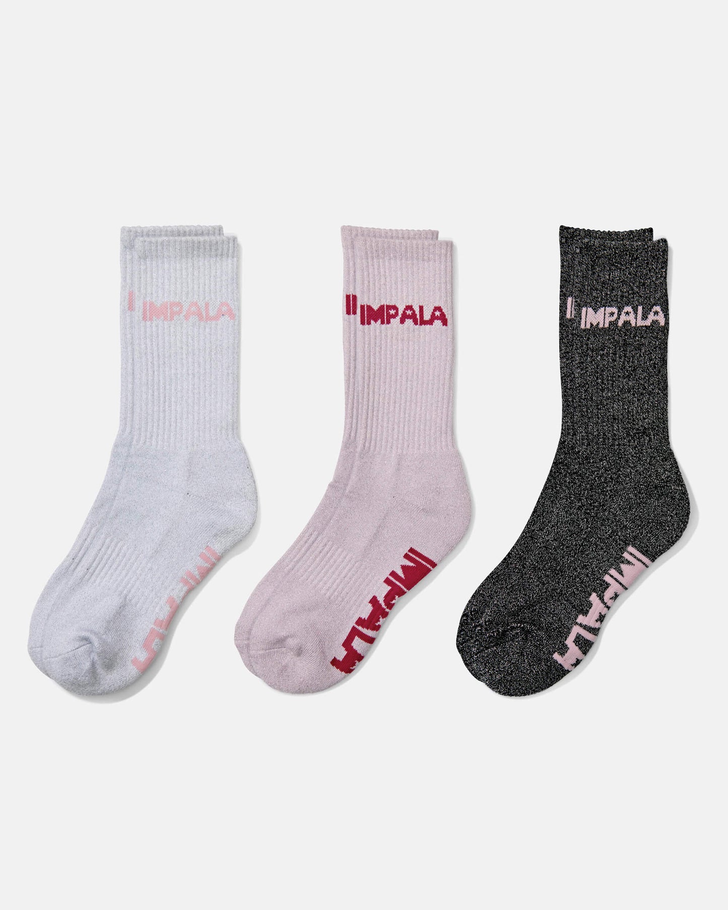 Impala Socks Impala Skate Sock 3pk in Sparkle (chaussettes à patins)