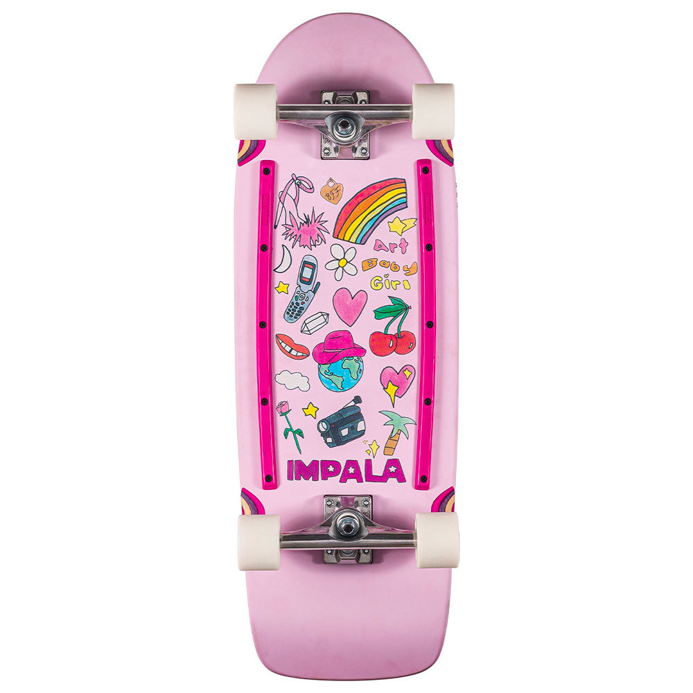 Impala Latis skateboard cruiser coloris Art Baby Girl