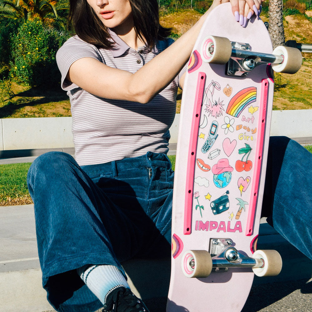 Impala Latis skateboard cruiser coloris Art Baby Girl