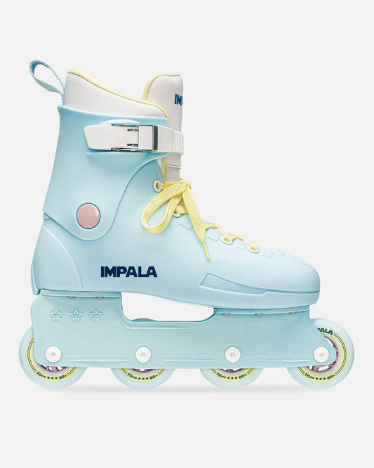 Impala Inline Skates Impala Lightspeed Inline Skate - Sky Blue / Yellow in Sky Blue/Yellow
